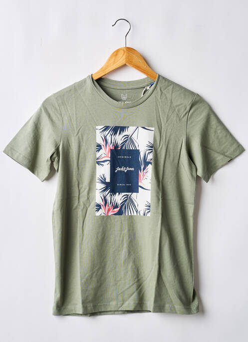 Tricou verde JACK & JONES băiat