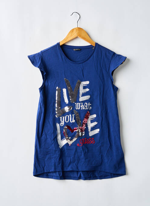 Tricou albastru GUESS fată