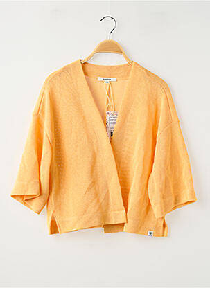 Vestă cu mâneci lungi ocru GARCIA fată