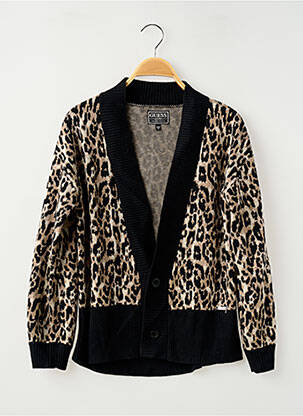 Vestă cu mâneci lungi maro GUESS fată