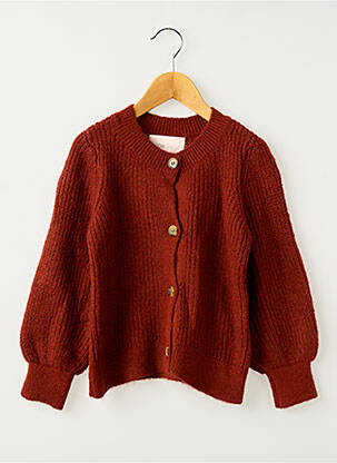 Vestă cu mâneci lungi maro ONLY fată