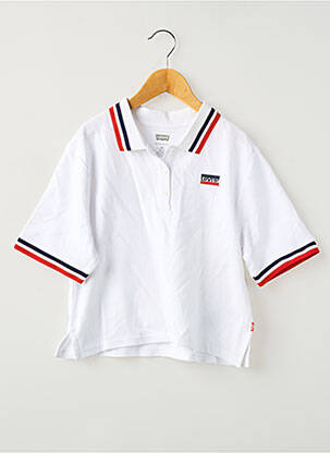 Polo alb LEVIS fată