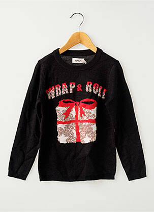 Pulover negru ONLY fată