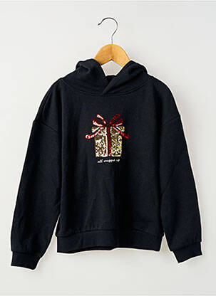 Hanorac negru ONLY fată