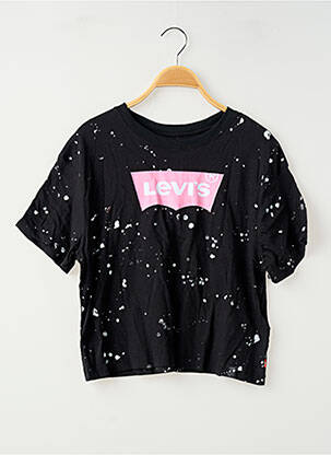 Tricou negru LEVI'S fată