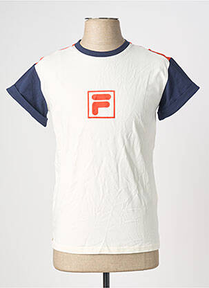 Tricou alb FILA fată