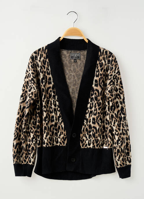 Vestă cu mâneci lungi maro GUESS fată