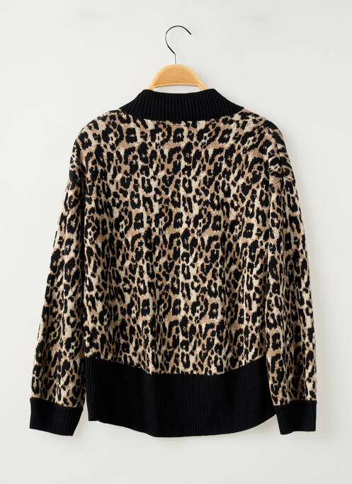 Vestă cu mâneci lungi maro GUESS fată