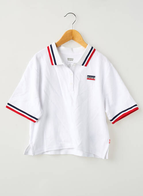 Polo alb LEVIS fată