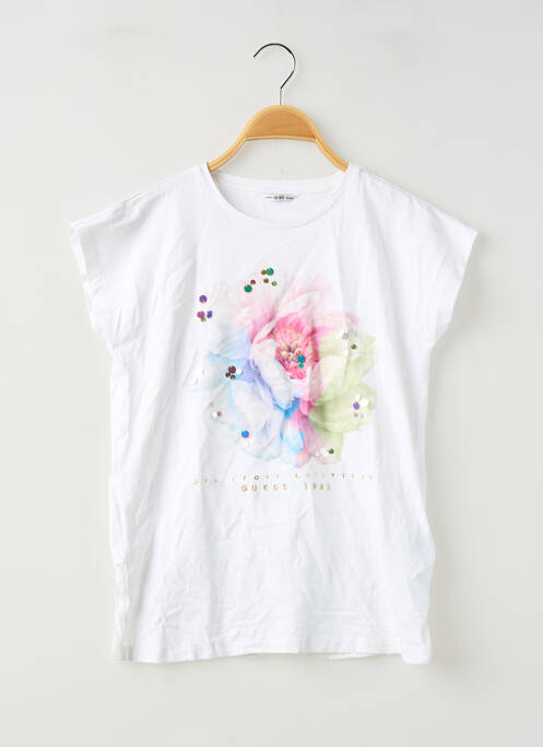 Tricou alb GUESS fată