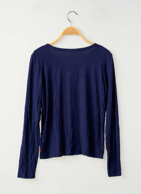 Vestă cu mâneci lungi albastru LEVIS fată