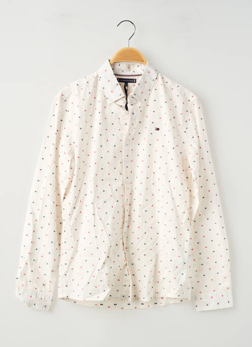 Cămașă cu mâneci lungi alb TOMMY HILFIGER băiat