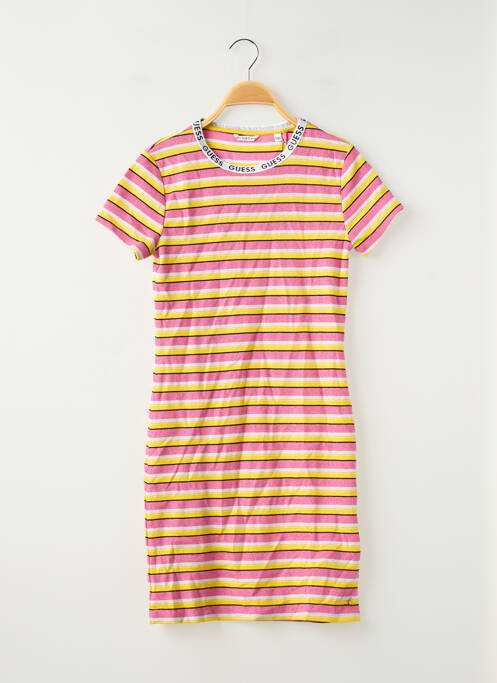 Rochie midi roz GUESS fată