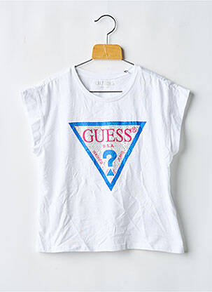 Tricou alb GUESS fată