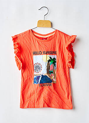 Tricou portocalie S.OLIVER fată