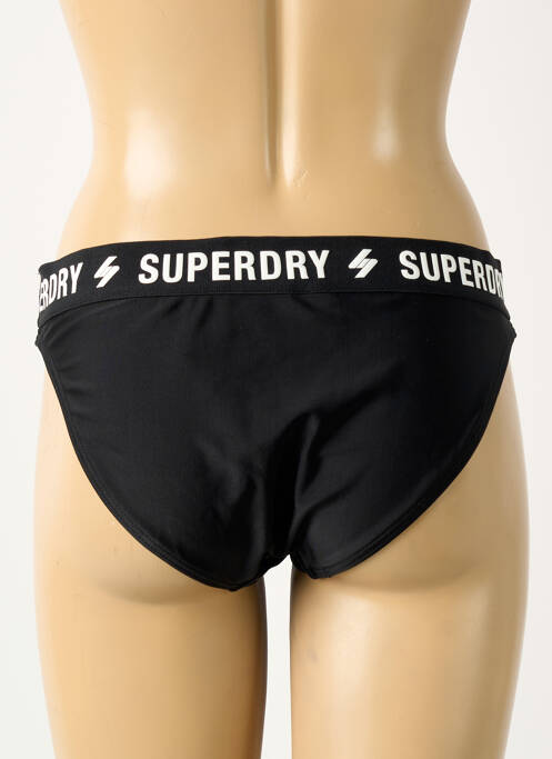 Chiloți de baie negru SUPERDRY femeie