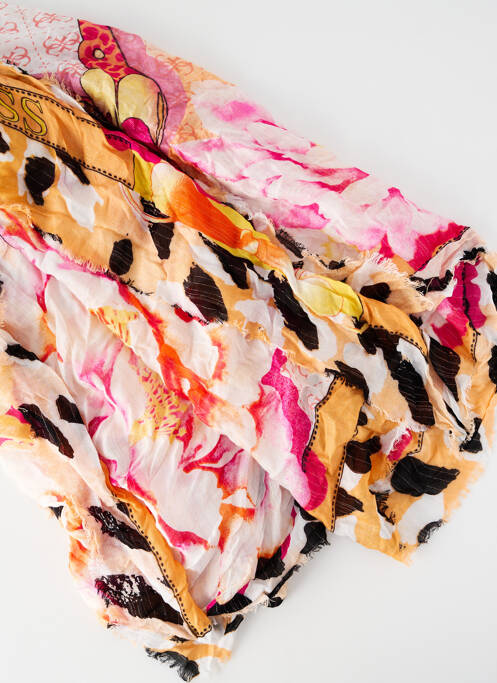 Eșarfă roz GUESS femeie