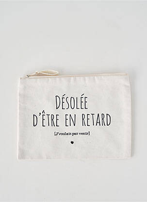 Trusă de toaletă alb MONSIEUR TSHIRT femeie