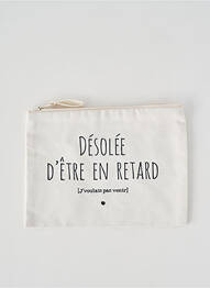 Trusă de toaletă alb MONSIEUR TSHIRT femeie