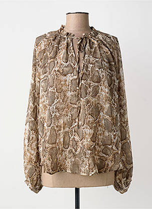 Bluză maro MANGO femeie