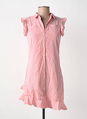 Rochie midi roșu GUESS fată