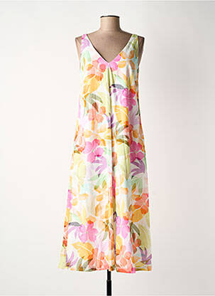 Rochie midi roz TERRE BLEUE femeie