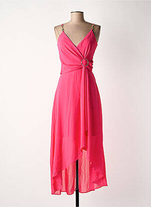 Rochie midi roz MORGAN femeie