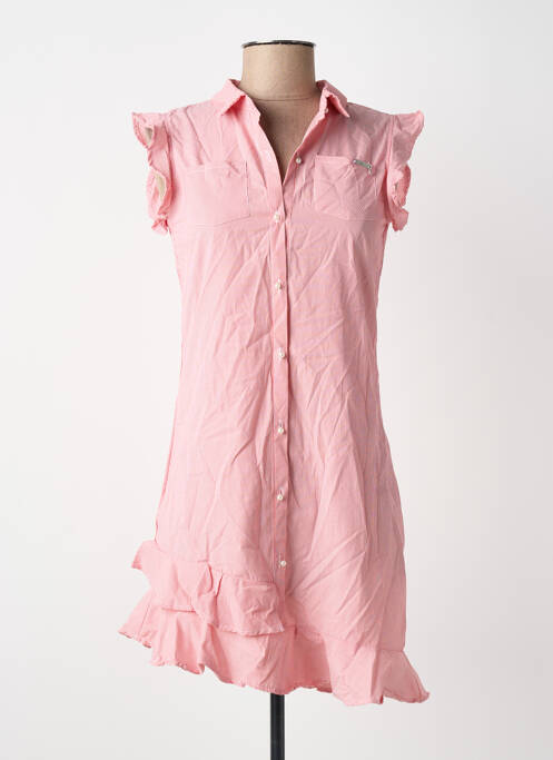 Rochie midi roșu GUESS fată