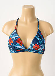 Sutien de costum de baie albastru SUPERDRY femme