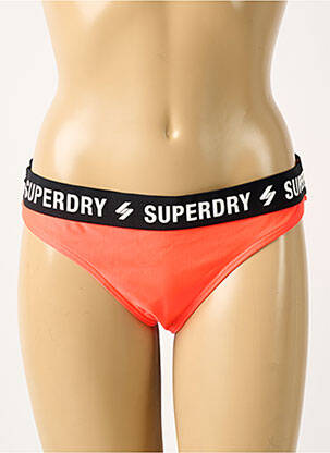 Chiloți de baie portocalie SUPERDRY femeie