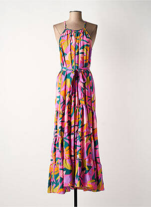 Rochie lungă violet GOLD & SILVER femeie