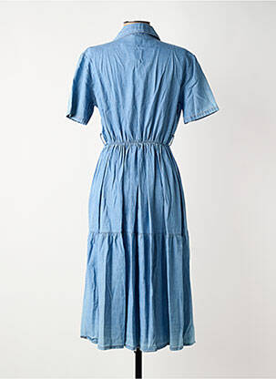 Rochie lungă albastru TERRA DI SIENA femeie