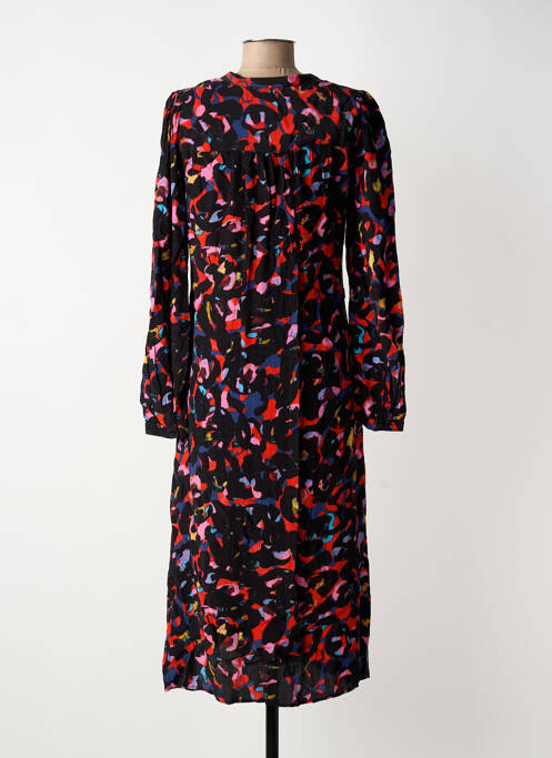 Rochie lungă negru ICHI femeie