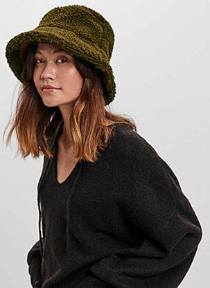 Pălărie verde VERO MODA femeie