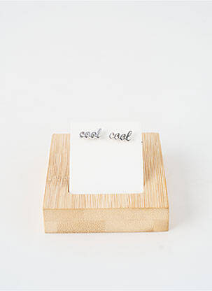 Cercei argintiu PIECES femme