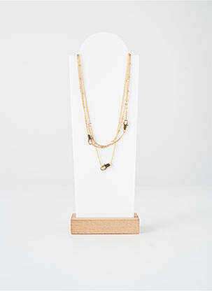 Colier auriu PIECES femeie