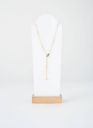 Colier auriu PIECES femeie