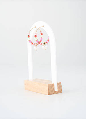 Cercei roz MANGO femme