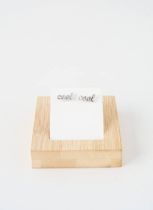 Cercei argintiu PIECES femme