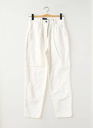 Blugi cu croială dreaptă alb VERO MODA femeie