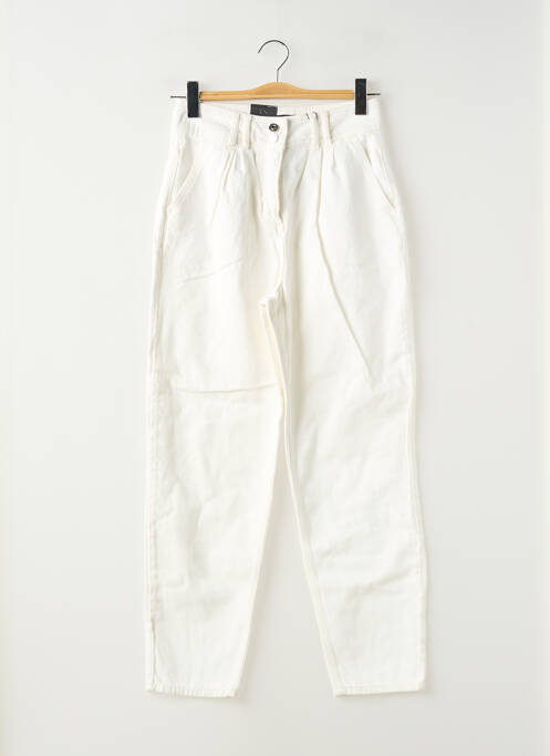 Blugi cu croială dreaptă alb VERO MODA femeie