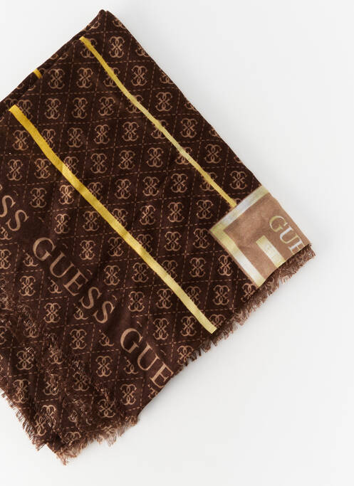 Eșarfă maro GUESS femeie
