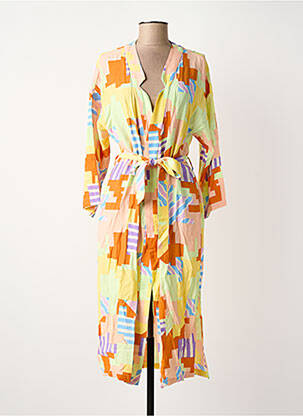 Rochie lungă galben NUMPH femeie