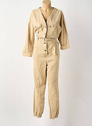 Salopetă-pantalon bej PULZ femeie