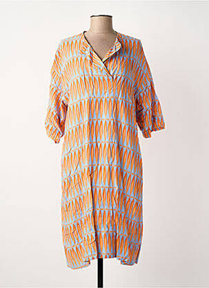 Rochie scurtă portocalie TERRE BLEUE femeie