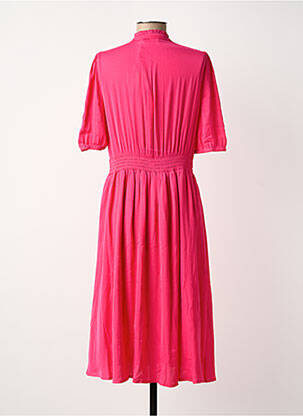 Rochie midi roz MORGAN femeie