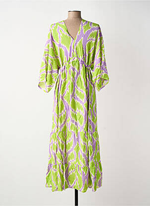Rochie lungă verde TERRA DI SIENA femeie