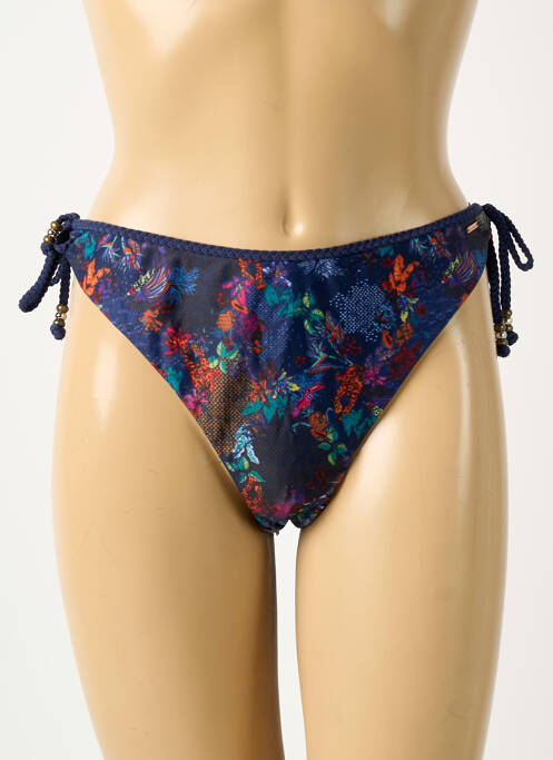 Chiloți de baie albastru SUPERDRY femeie