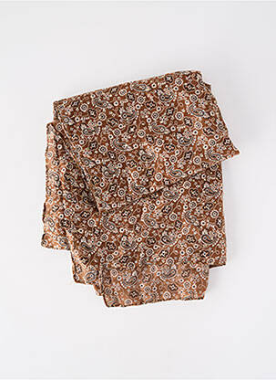 Eșarfă maro DODI femeie