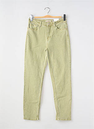 Pantalon slim verde ONLY femeie